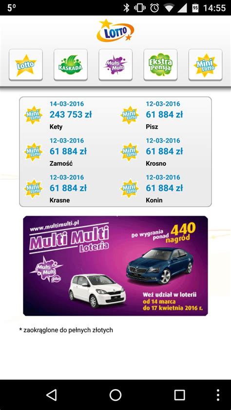 lotto.pl aplikacja|m.LOTTO 3.0.19 (Android) .